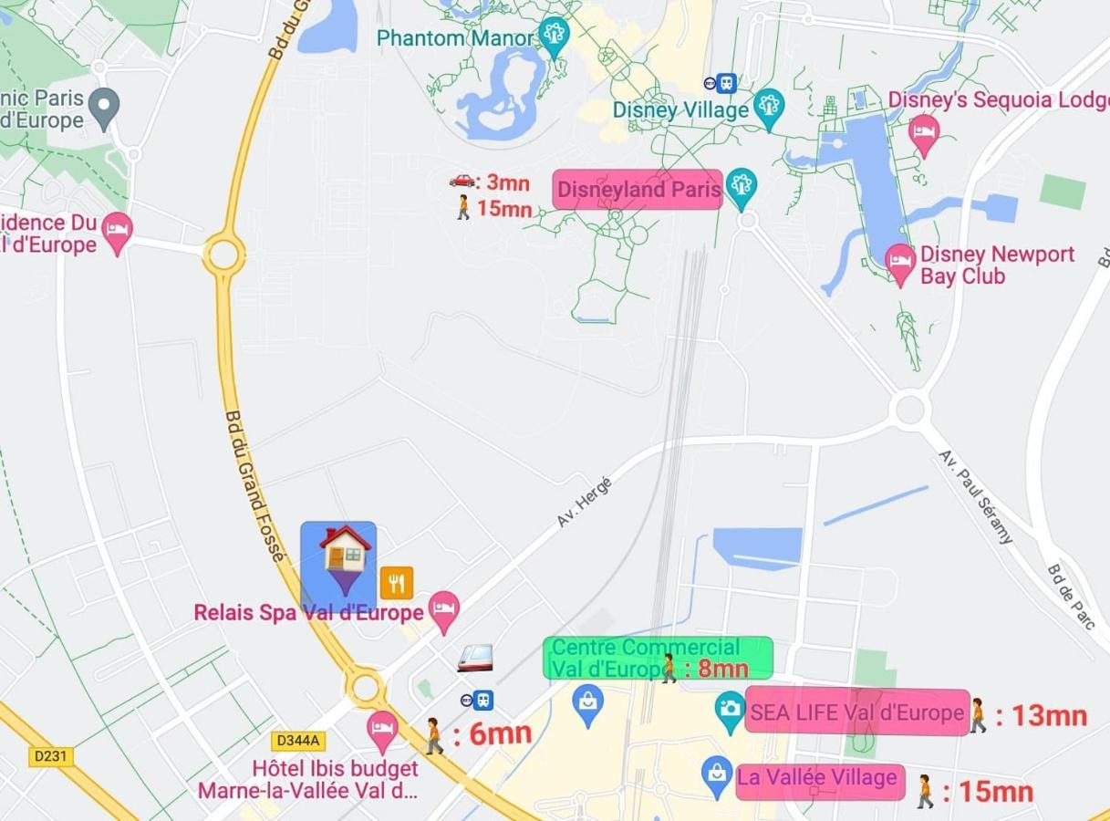 דירות שסי Anvi Dream Paris Disney מראה חיצוני תמונה